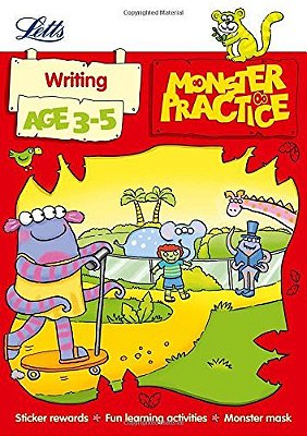 Monster Practice - Writing - Age 3-5 - Book With Sticker
