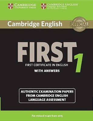 Cambridge English First 1 - Student's Book With Answers-..