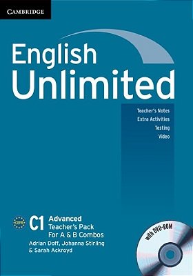 English Unlimited Advanced A And B - Teacher's Book With Dvd-ROM