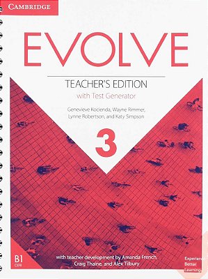 Evolve 3 - Teacher's Book With Test Generator