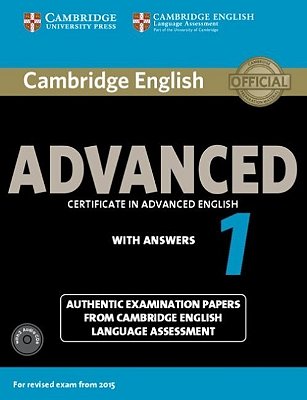 Cambridge English Advanced 1 - Student's Book With Answers And Audio CD (Pack Of 2)-..
