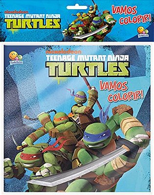 Teenage Mutant Ninja Turtles - Coleção Vamos Colorir! (+ Lápis De Cor)