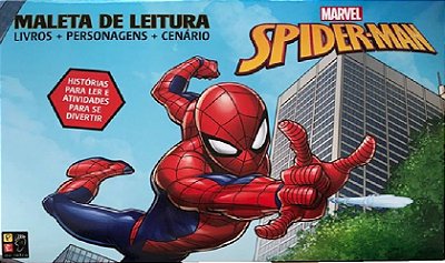 Spider-Man - Maleta De Leitura - Livros Com Personagens E Cenário