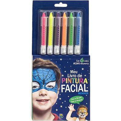 Meu Livro De Pintura Facial: Meninos