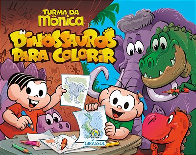 Turma Da Mônica - Dinossauros Para Colorir