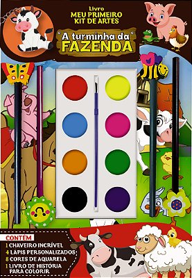 Meu Primeiro Kit De Artes - Turminha Da Fazenda