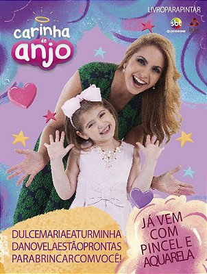 Carinha De Anjo Livro Para Pintar Com Aquarela