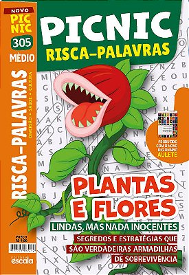 Risca-Palavras Médio - Plantas E Flores