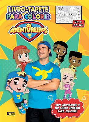 Livro-Tapete De Colorir "Os Aventureiros" - Luccas Neto A Origem