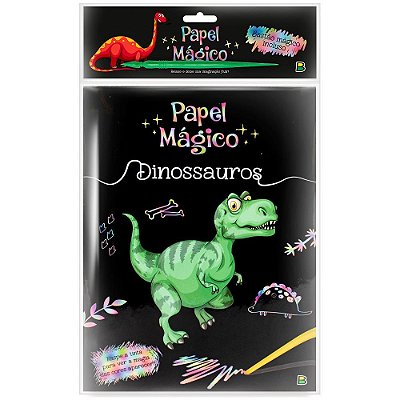 Linha Escolar - Papel Mágico: Dinossauros