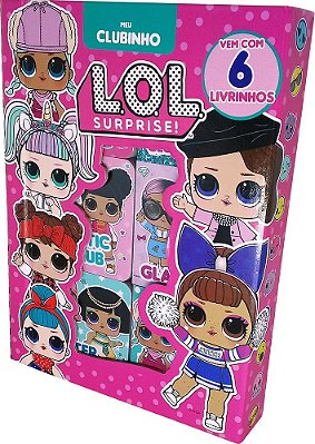 Lol Surprise Meu Clubinho Box Com 6 Livrinhos