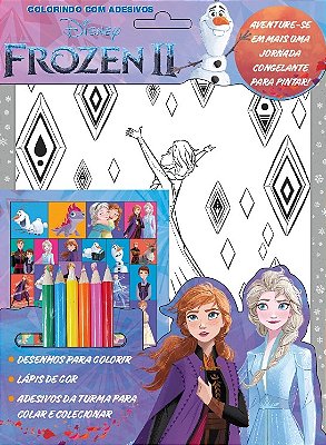 Disney - Colorindo Com Adesivos Frozen II