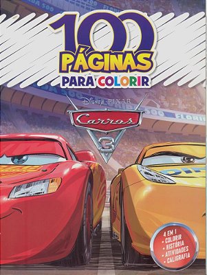 100 Páginas Para Colorir Disney - Carros 3