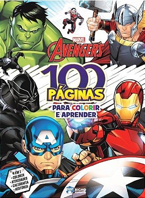 100 Paginas Para Colorir - Avengers