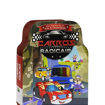 Meu Pequeno Kit De Arte & Criatividade! Carros Radicais
