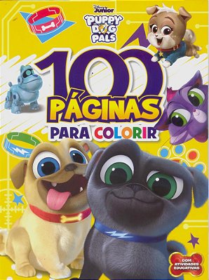 100 Páginas Para Colorir Disney - Bingo E Rolly