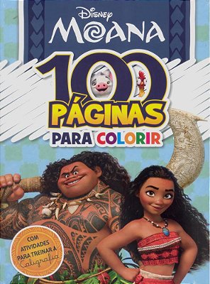 100 Paginas Para Colorir - Moana