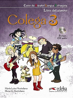 Colega 3 - Livro Del Alumno Con Ejercícios Y CD Audio