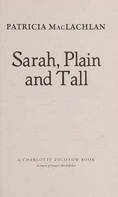 Sarah, Plain And Tall..-