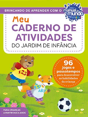 Meu Caderno De Atividades Do Jardim De Infância