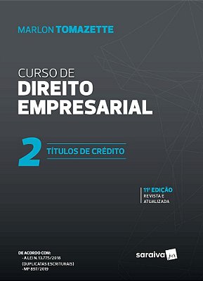 Curso De Direito Empresarial - Títulos De Crédito - Volume 2 - 11ª Edição 2020