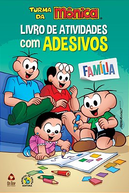 Turma Da Mônica Livro De Atividades Com Adesivos - Família