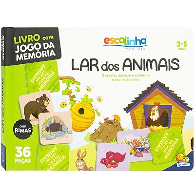 Escolinha Memória: Lar Dos Animais