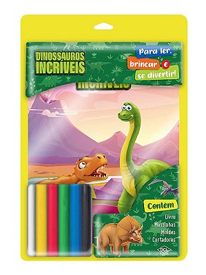 Massinha Divertida - Dinossauros - Blister