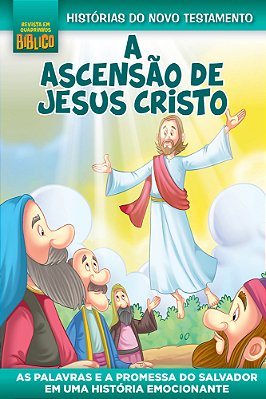 Revista Em Quadrinhos Bíblico - A Ascensão De Jesus