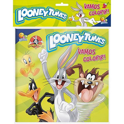 Looney Tunes - Vamos Colorir! - Kit Livro+lápis De Cor