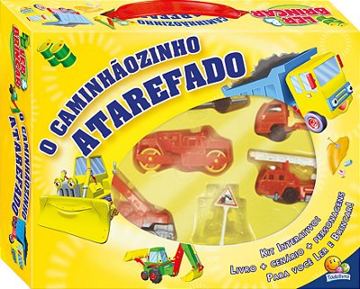 O Caminhãozinho Atarefado - Ler E Brincar - Livro Com Cenário E Personagens