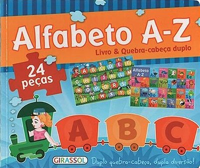 Alfabeto A-z - Livro & Quebra-Cabeca Duplo
