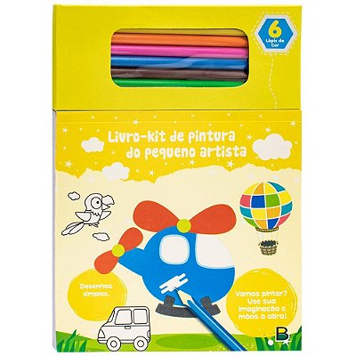 Kit De Pintura Do Pequeno Artista: Amarelo