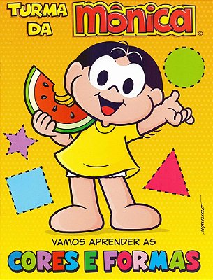 Turma Da Mônica - Vamos Aprender As Cores E Formas