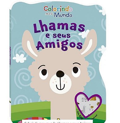 Colorindo Meu Mundo: Lhamas E Seus Amigos