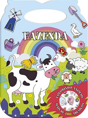 Colorindo Animais - Um Livro Com Alça: Fazenda