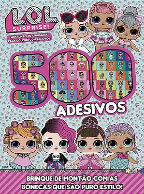 Lol Surprise - Superlivro De Atividades Para Colorir Com Adesivos