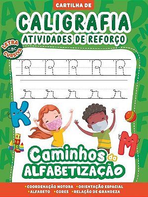 Cartilha Caminhos Da Alfabetização Caligrafia E Atividades De Reforço Vol. 03
