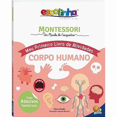 Escolinha Montessori Meu Primeiro Livro De Atividades - Corpo Humano