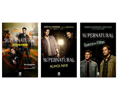 Coleção Supernatural - Coleção Com Com 3 Livros