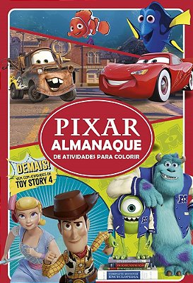 Disney Pixar Almanaque De Atividades Para Colorir