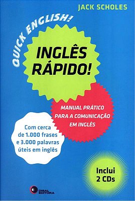 Inglês Rápido - Manual Pratico Para A Comunicacao Em Ingles - Livro Com 2 CDs De Audio
