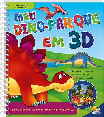 Meu Dino-Parque Em 3D - Leia, Monte E Brinque!