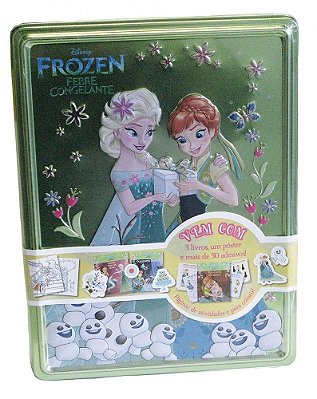 Disney Latinha Feliz. Febre Congelante - Caixa (+ 3 Livros + Pôster + 50 Adesivos)