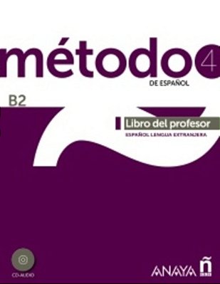Método De Español 4 - Libro Del Profesor Con CD Audio