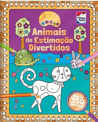 Meu Mundo De Cores E Adesivos - Animais De Estimação Divertidos