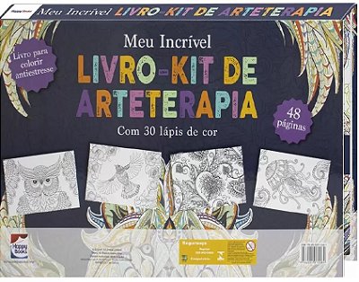 Meu Incrivel Livro-Kit De Arteterapia P/Colorir