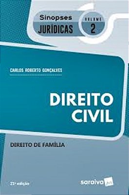 Direito Civil - Sinopses Juridicas - Volume 2 - Direito De Família - 21ª Edição