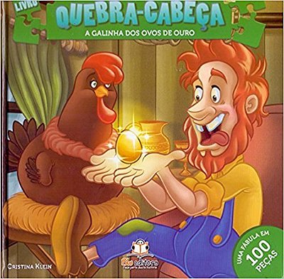 Livro Quebra-Cabeça Médio: A Galinha Dos Ovos De Ouro