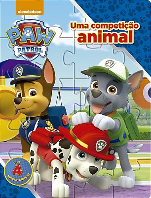 Patrulha Canina - Uma Competição Animal - Livro Com Quebra-Cabeça